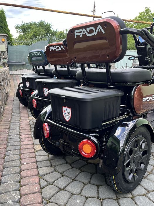 Електроскутер,електротрицикл FADA Yadea 800w 1kw Доставка