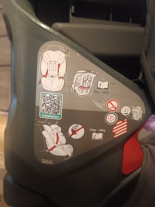 Fotelik samochodowy Britax Evolva 1-2-3