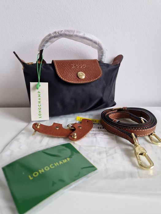 CZARNA torebka LONGCHAMP roz mini