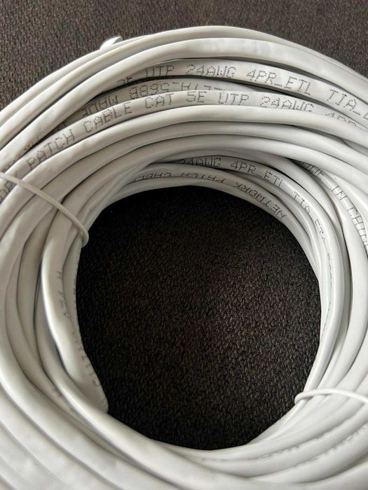 Кабель для підключення до інтернету CAT 5Е 30м ,Патчкорд,LAN кабель,