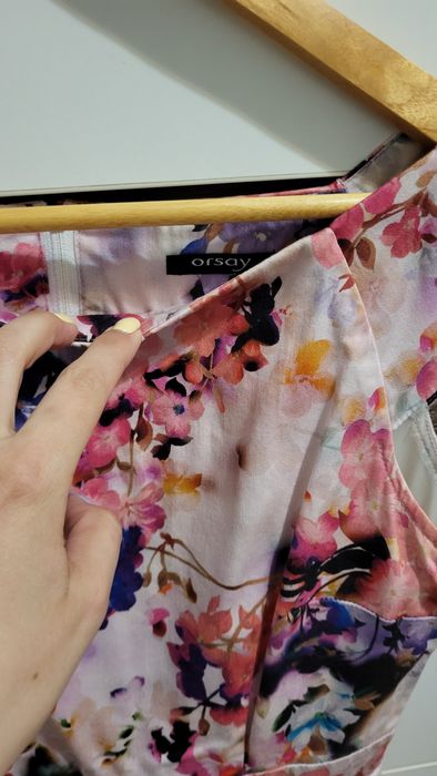 Kwiatowa sukienka Orsay 36 S letnia wesele komunia do pracy