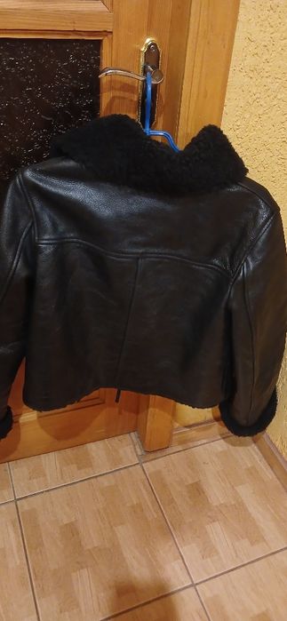 Дубленка кожанная женская короткая