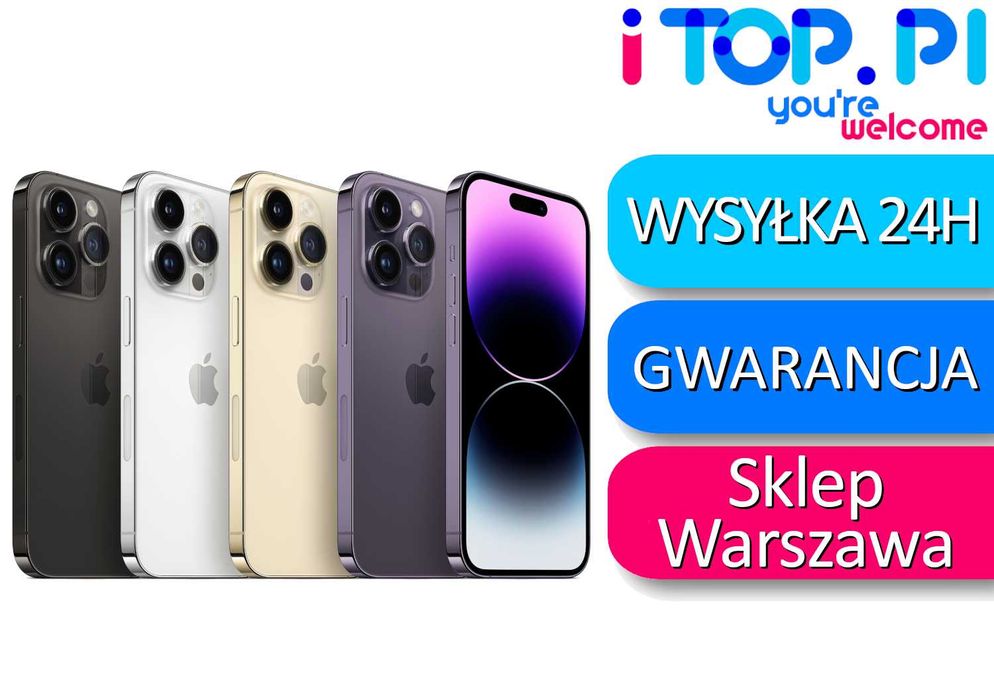 iPhone 14 Pro Max 256gb eSIM Różne kolory Sklep iTop WaWa Muarnów