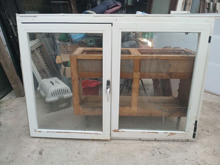 Janela de aluminio 2 folhas branco