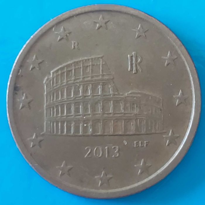 5 Cêntimos de 2013 da Itália, Coliseu