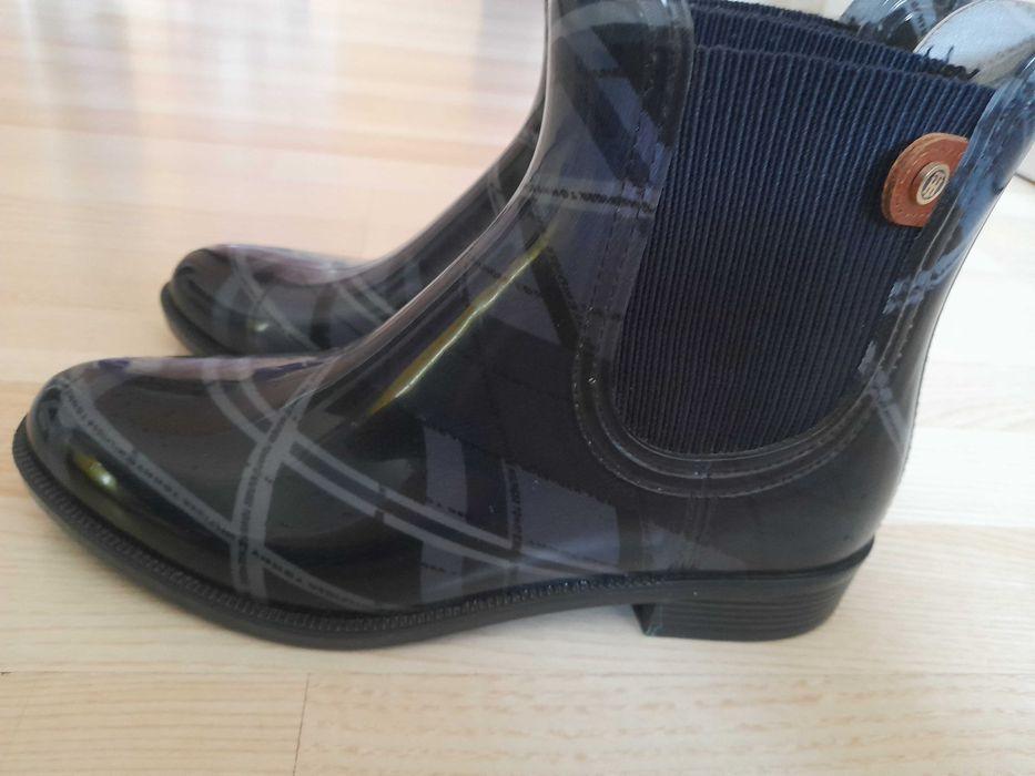 Tommy Hilfiger roz.39 sztyblety botki kalosze