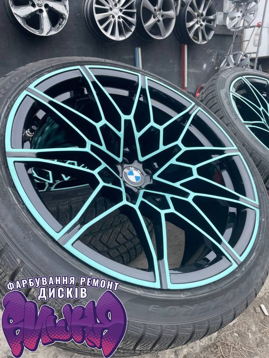 Реставрація фарбування, порошковая покраска дисков. Пескоструй