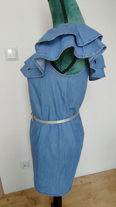 Sukienka hiszpanka jeansowa 140