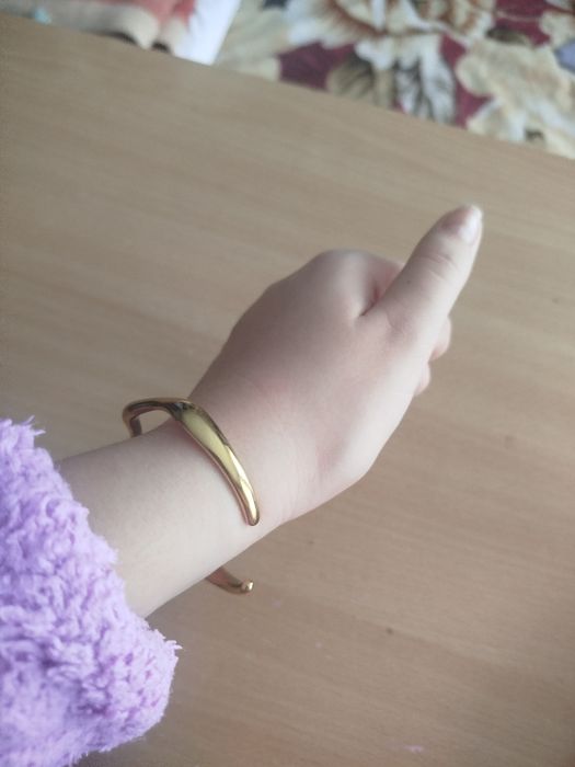 Браслет, серебро в позолоте