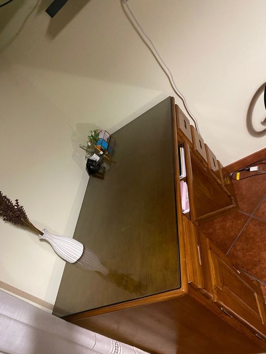 Secretaria de madeira (Pinho maciço)