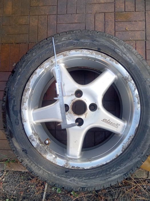 Колесо 1 шт 4*98 195/55/15 или меняю на 13