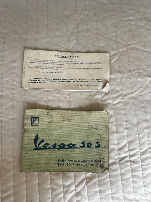Vendo Vespa 50s restaurada e famel sierra 50s