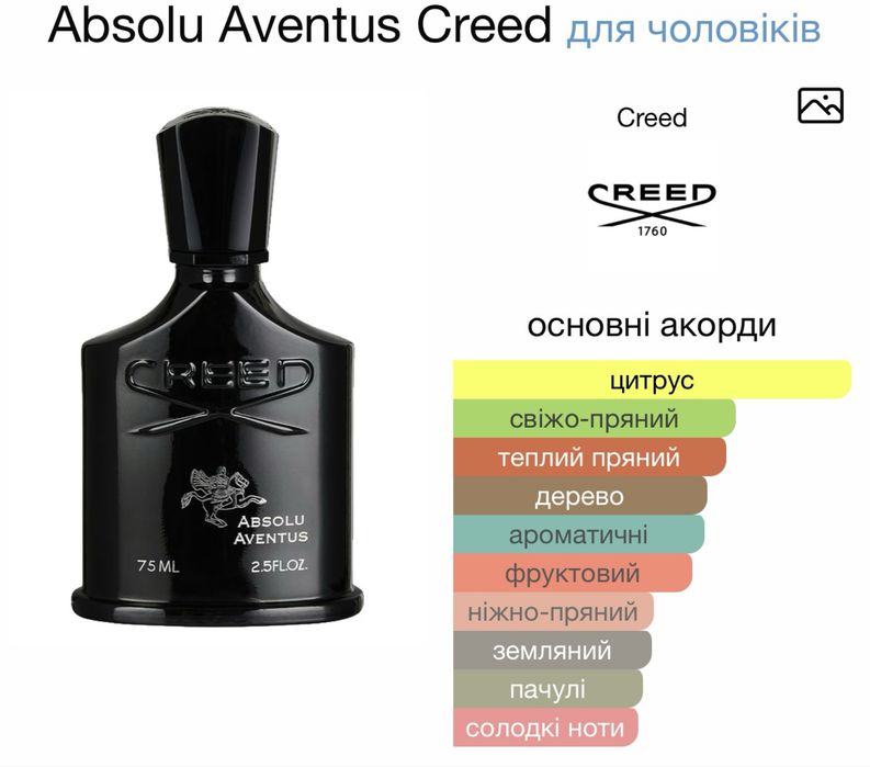 Парфумована вода Creed Aventus Absolu 75ml.(Premium)