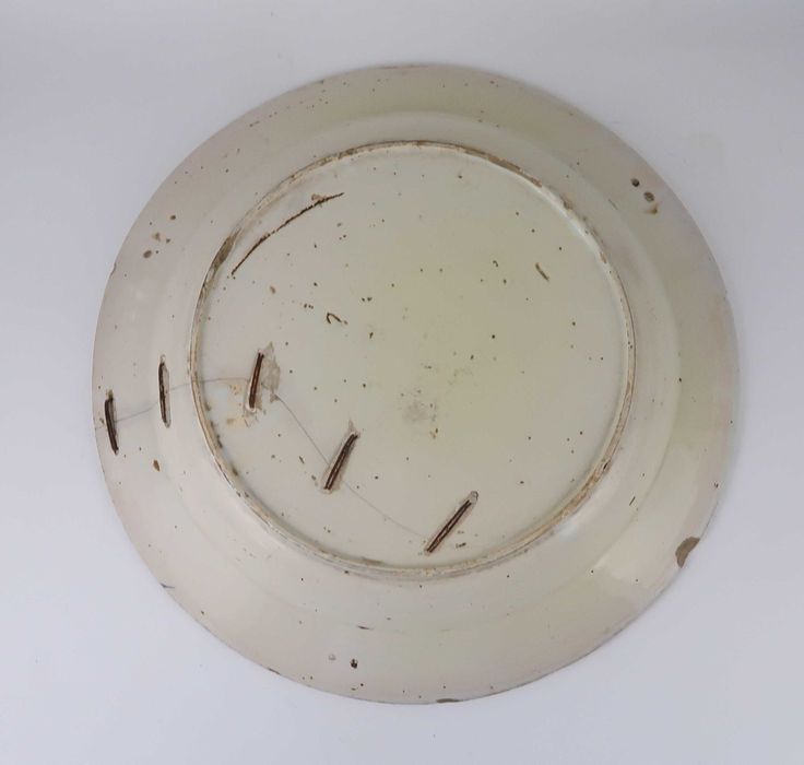 Grande prato em faiança Portuguesa Séc. XIX - 31.5 cm