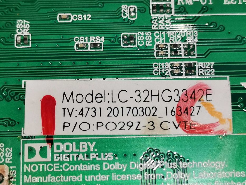 Mainboard TP.MS3463S.PB711  SHARP LC-32HG3342E e outras