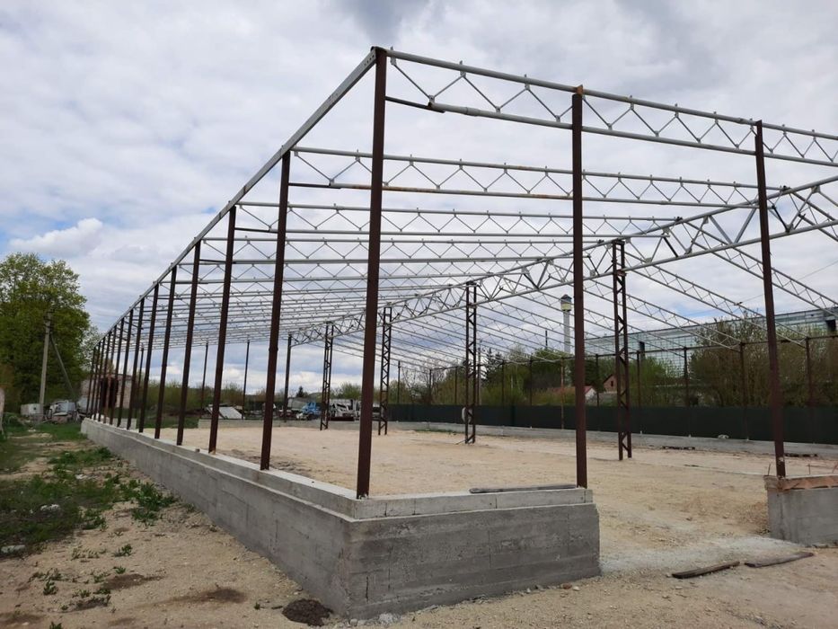 Зерносховище, склад, ангар б/у. Ширина: 12м або 24м...