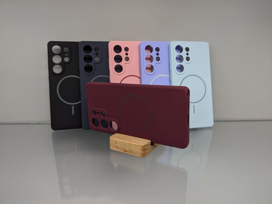 Samsung S25 Ultra MagSafe Противоударный чехол Софт Тач чохол