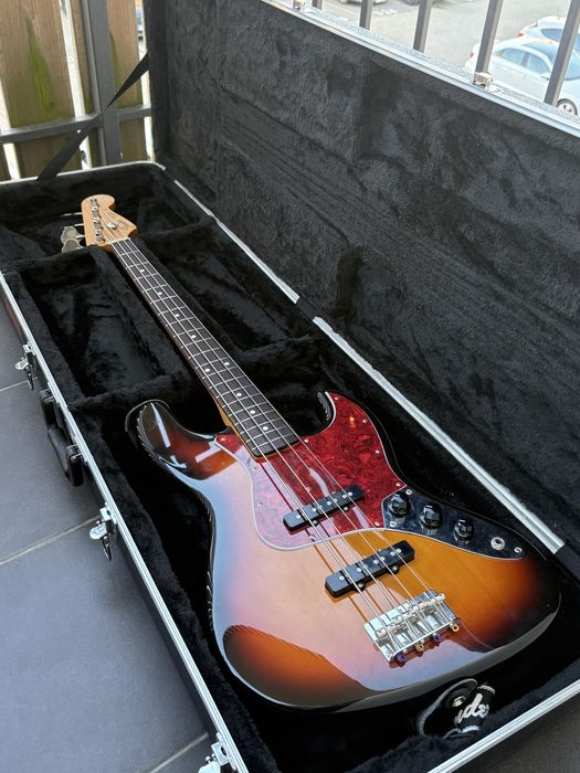 Gitara basowa Fender Jazz Bass (Made in Japan) JB62M Middle Scale 3TS 1993-1994 Fujigen