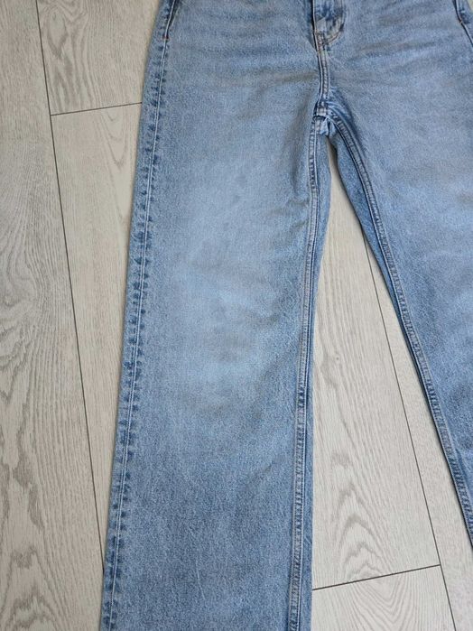 Джинси zara прямі, straight,  висока посадка,  36 S
