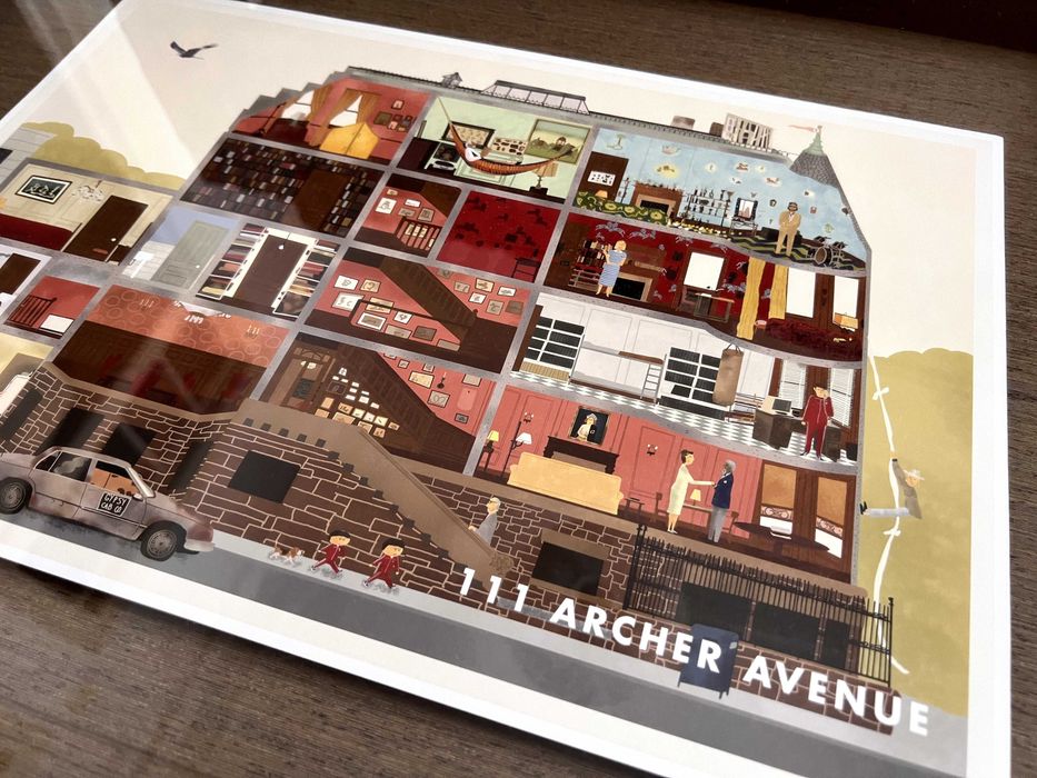 Max Dalton Royal Tenenbaums Filme Impressão 111 Archer Av Wes Anderson