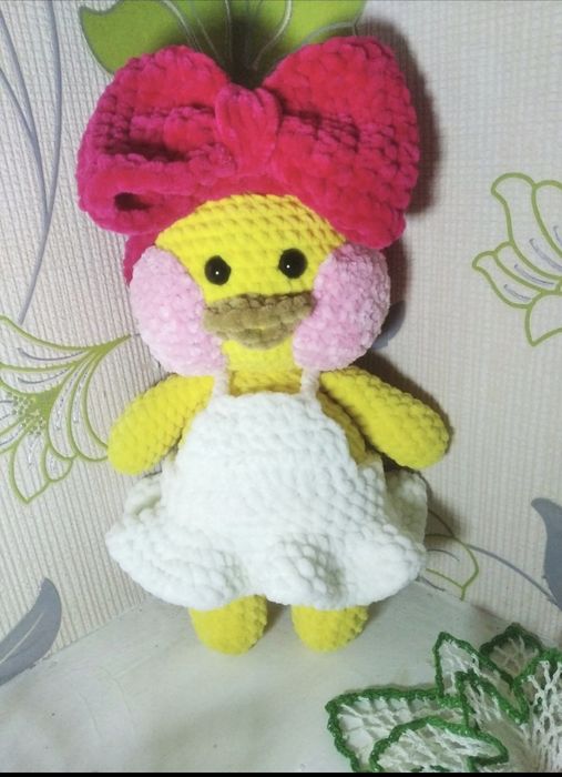 В'язані іграшки ручної роботи