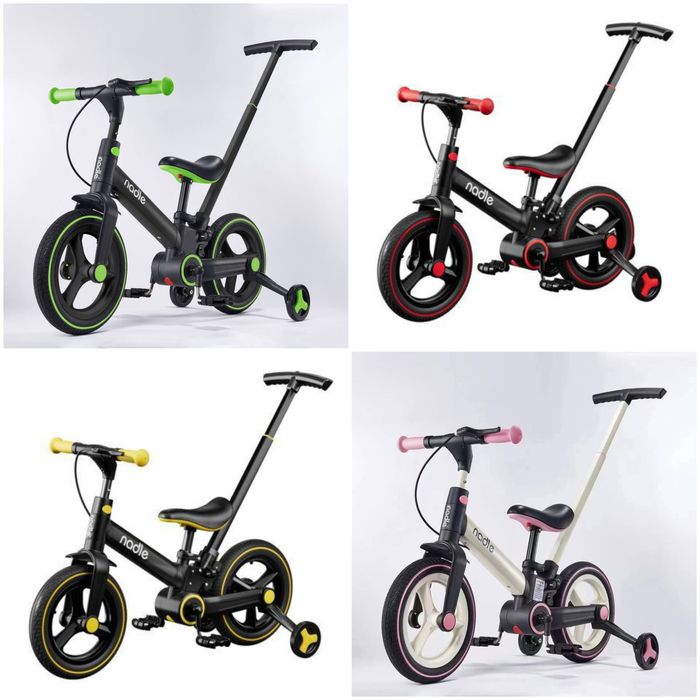 Велосипед велобіг Maraton Nadle S-900 3 в 1 з батьківською ручкою