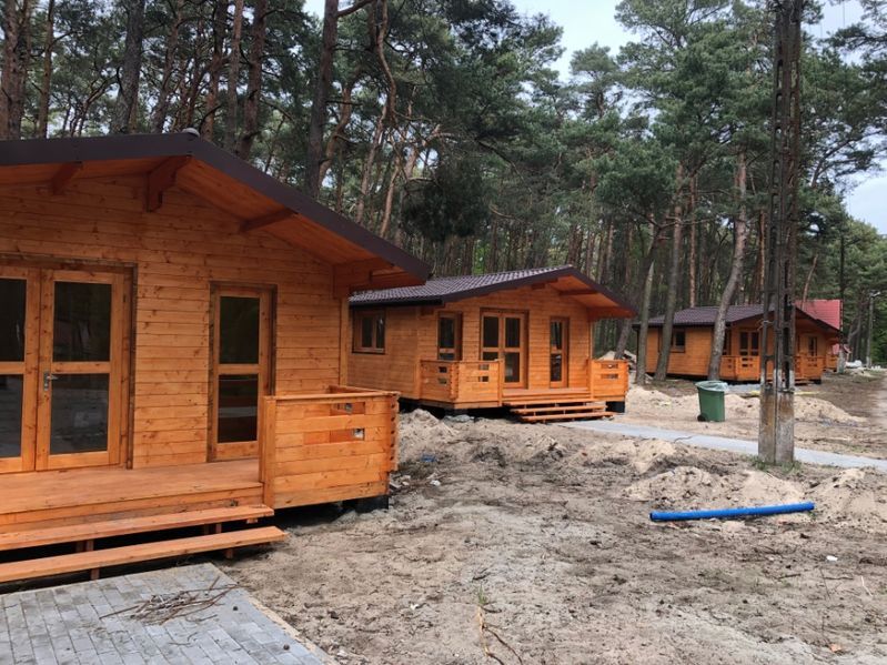 DOM/DOMEK drewniany parterowy do 35m, DL 1