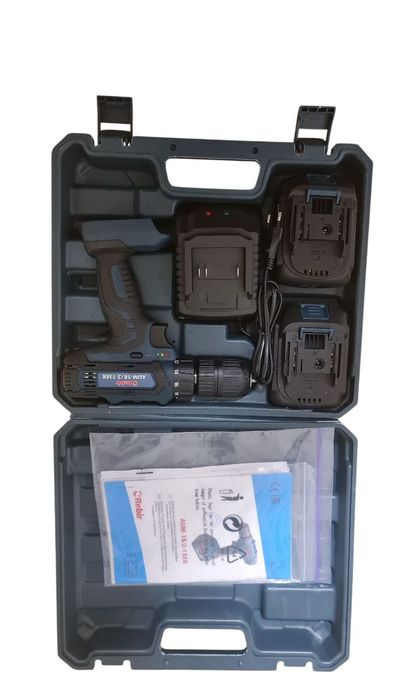 Шуруповерт Rebir AUM-18/2-13ER, аккумуляторный, 18 В, новый