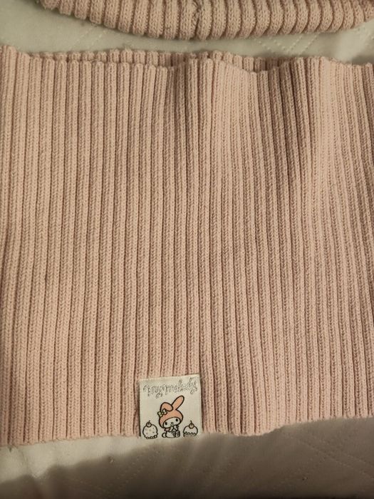 H&M zestaw czapka i szal 122/128