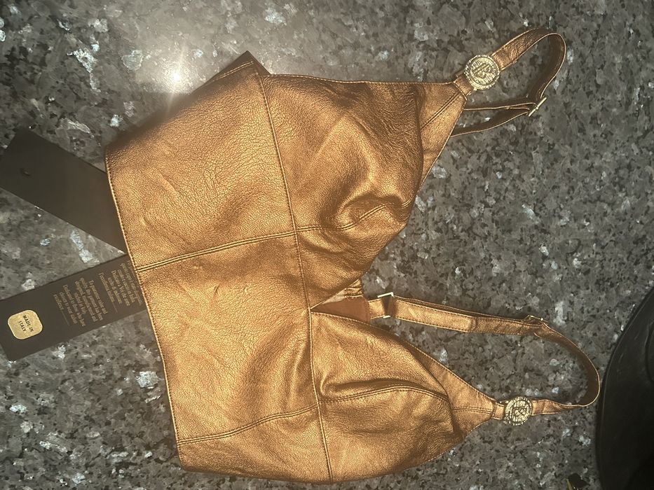 Śluczny topik skkrzany Babylon -zlote monety r.40/S