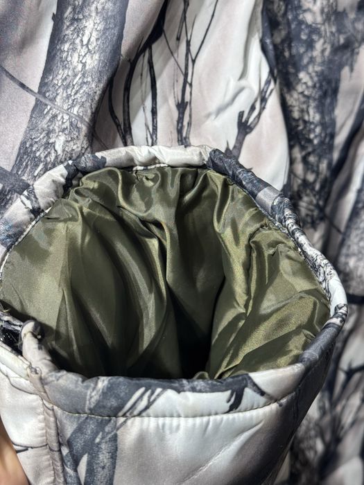 Камуфляжная зимняя форма Зимний лес с полукомбинезоном