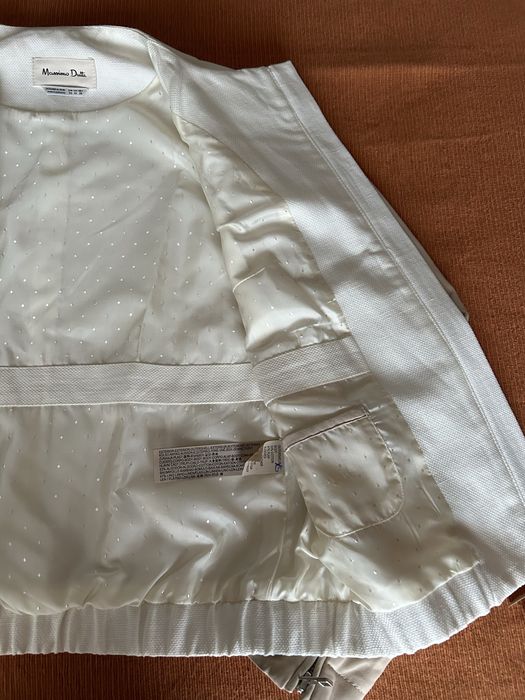 Casaco creme Massimo Dutti XS