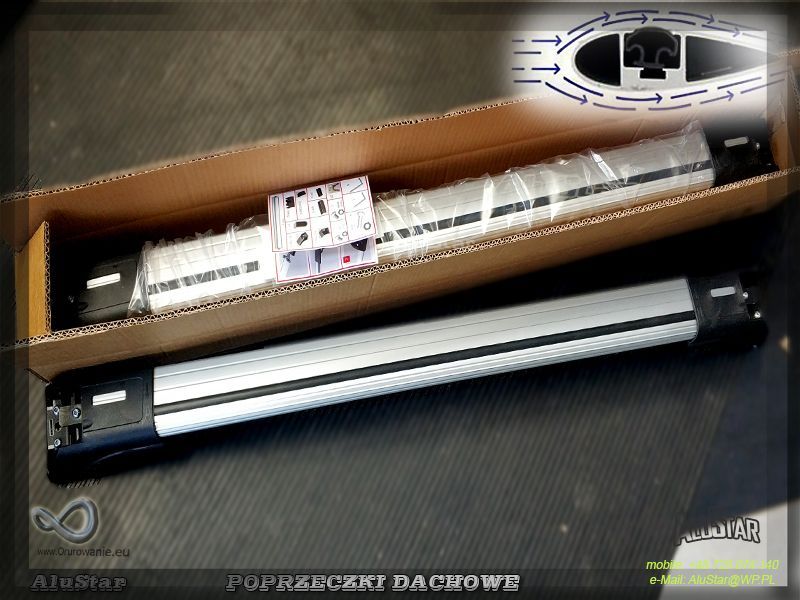 Belki Poprzeczne na Relingi Vivaro Trafic Primastar