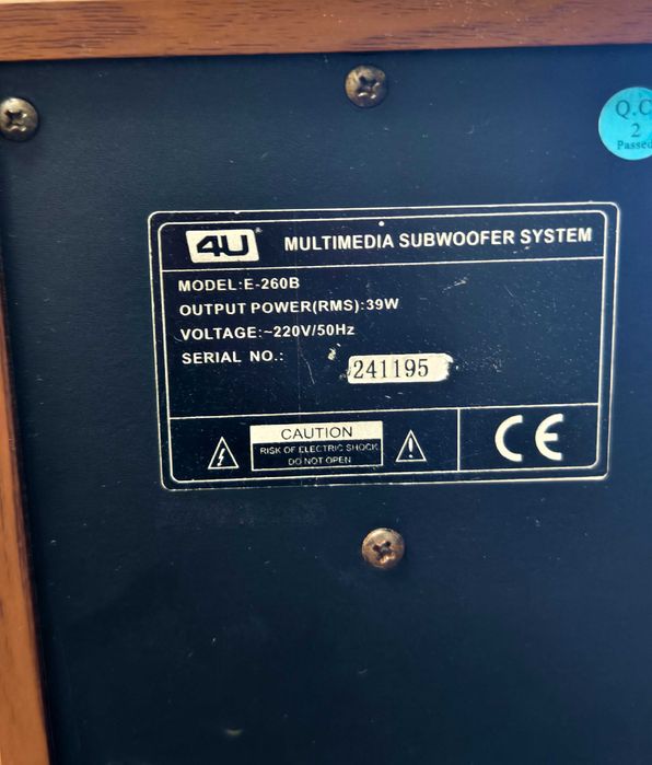 Акустическая система 4U E-260B