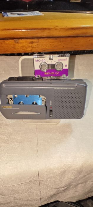 Vintage Functional Microcassette Recorder + Cassette64751786804993121