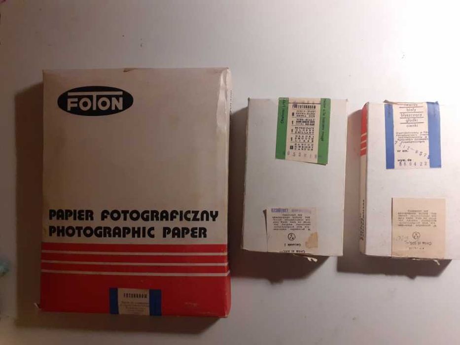 Papier fotograficzny dawny FOTON