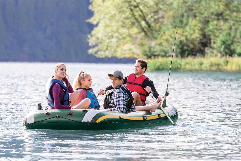 Ponton łódka INTEX Seahawk 4  4-osobowa - max 440kg