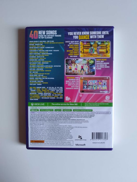 Kinect Just Dance 2018 Xbox 360