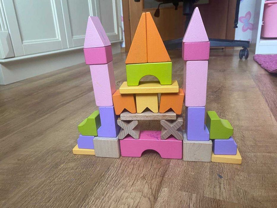 Дитячий дерев'яний конструктор Замок Cubika