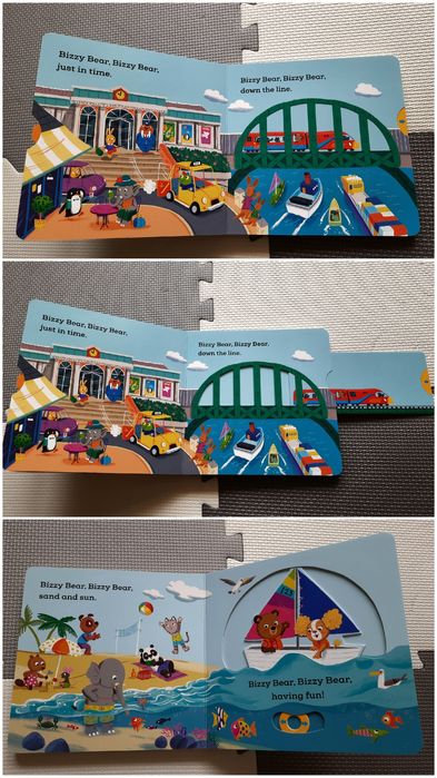 NOWA Bizzy Bear Happy Holiday miś pracuś książeczka po angielsku