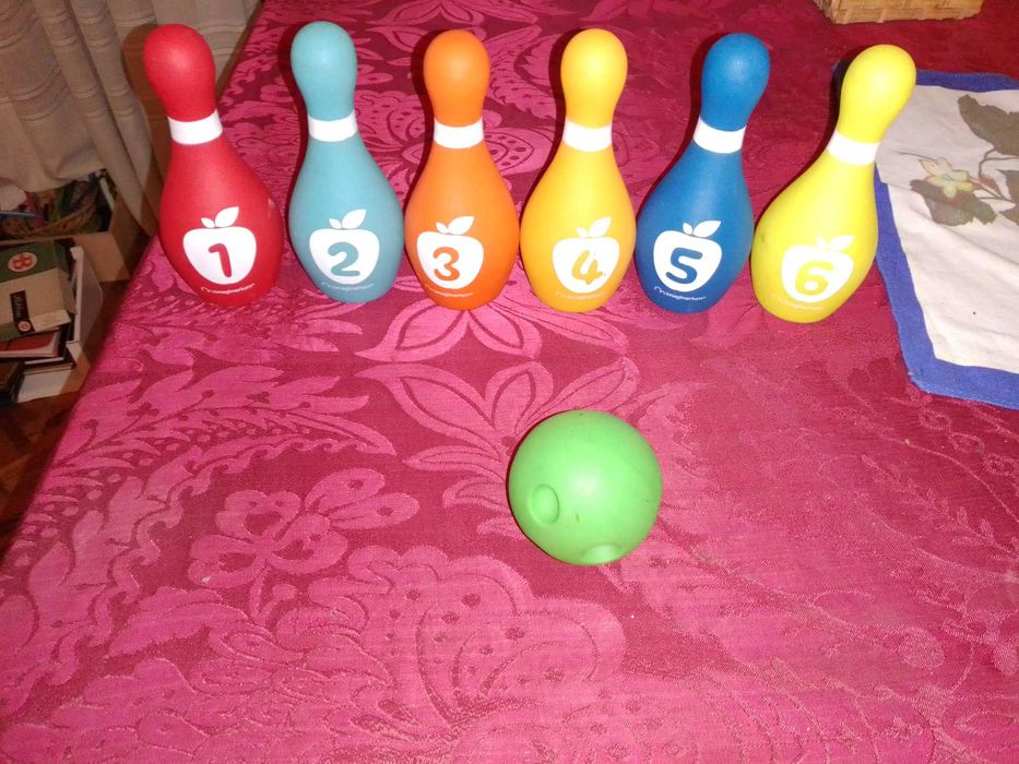 Quer deitar abaixo?Bowling Imaginarium 6Pinos/1bola10E-Boneco2EDesde2E
