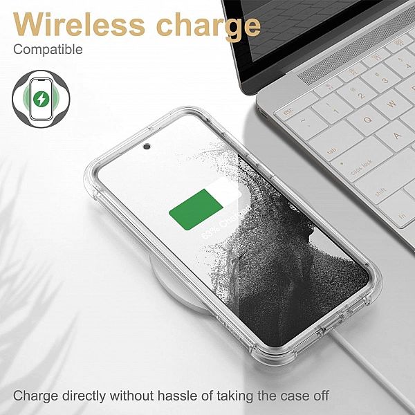 Etui z Szybką Kevlar Braders do Samsung Galaxy Galaxy S23+ Plus Clear