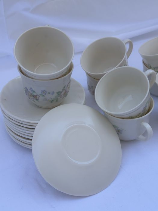 Conjunto 12x chávenas de café porcelana