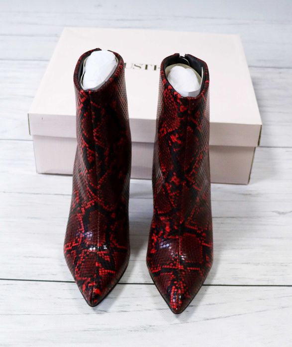 Nowe botki wężowe JustFab 'Annabella' r. 38.5