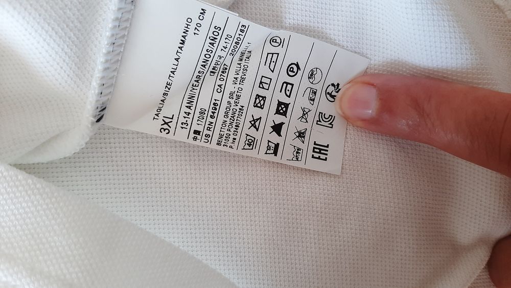 Polos para rapaz da Benetton