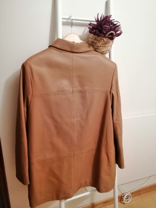 Casaco de pele Camel