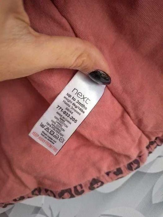 Różowa kurtka płaszczyk next