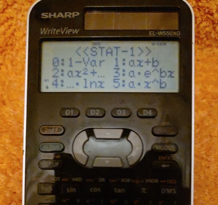 Kalkulator naukowy Sharp WriteView Ekran 4 liniowy Ponad 300 Funkcji