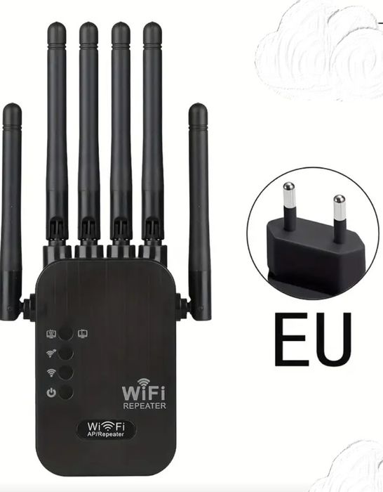 Wzmacniacz Wifi Repeater AP Wifi 2, 4GHz 5Ghz Lanx2