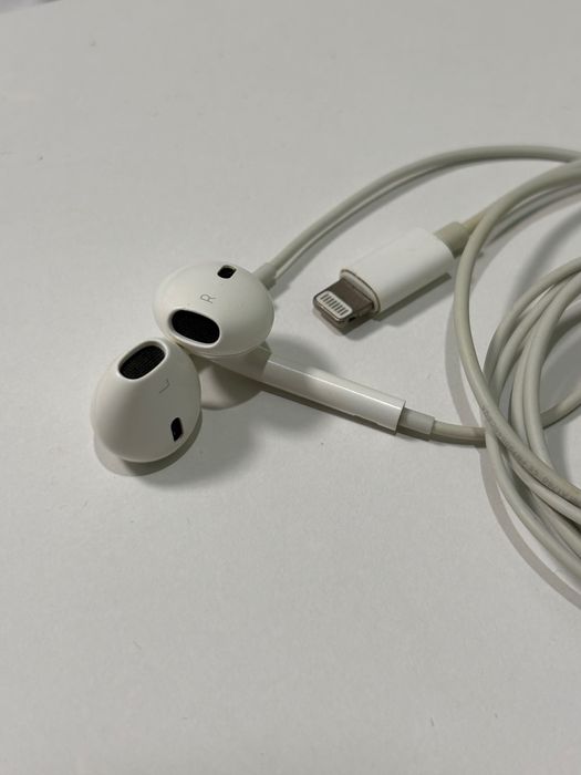 Навушники Apple EarPods Lightning, оригінал, б/у, хороший стан
